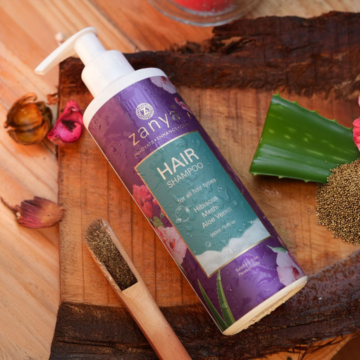 Natural Hair Cleanser Shampoo - 250ml – Zanya