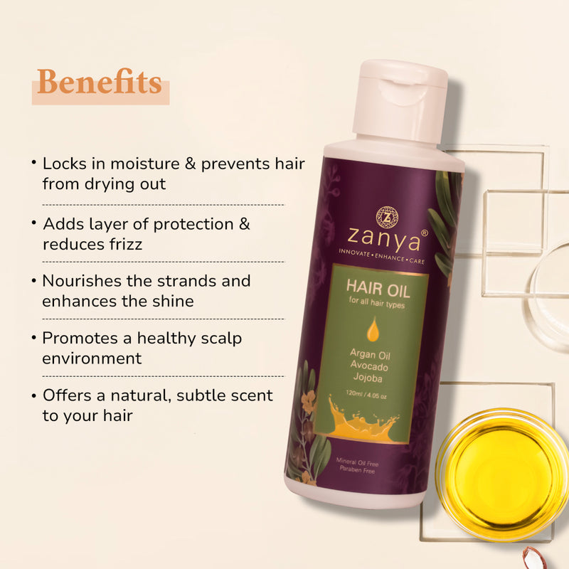 Zanya Non- Sticky Hair Oil- 120ml