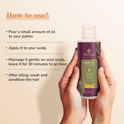 Zanya Non- Sticky Hair Oil- 120ml