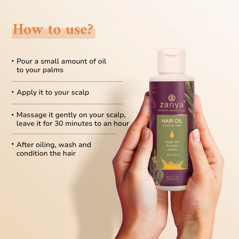 Zanya Non- Sticky Hair Oil- 120ml